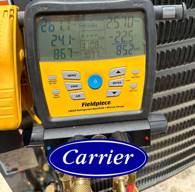 carrier heat repair service in Arizona