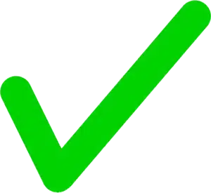 green check