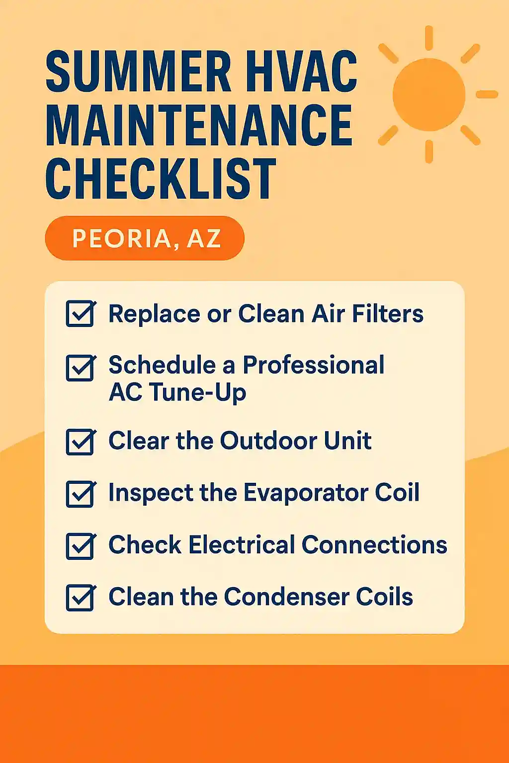 worlock hvac maintenance checklist