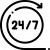 24 7 emergency repair logo